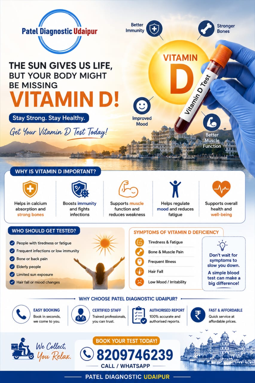 Vitamin D Test Facility in Udaipur